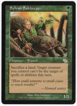 Sylvan Safekeeper 2002 Judgment Green Rare Creature MTG SP - NM AZ2 - Image 1