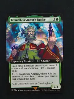 Mtg Final Fantasy: Tromell, Seymour's Butler Extended Art - NM - Image 1