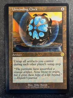 Unwinding Clock - Retro Frame - The Brothers War (MTG) - Image 1