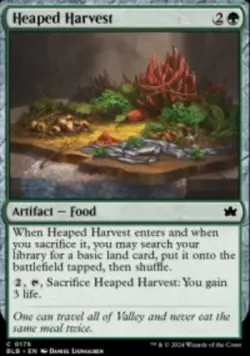 Heaped Harvest Bloomburrow (BLB) 175 MTG Foil - Image 1