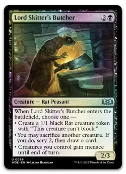 Lord Skitter's Butcher #99 (Foil) (NM) Wilds of Eldraine WOE Magic MTG - Image 1