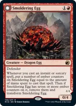 Smoldering Egg 159 - Innistrad: Midnight Hunt * - Image 1