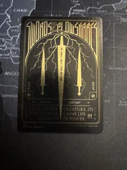 MTG Secret Lair MSCHF - Swords to Plowshares - Foil Etched NM - Image 1