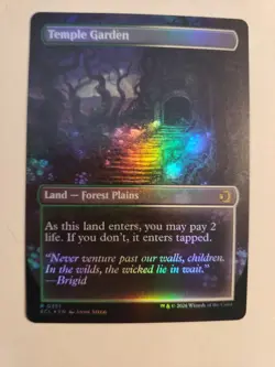 Foil Temple Garden #0351 (Double Sided) Lorwyn Eclipsed - NM 0351 - Image 3