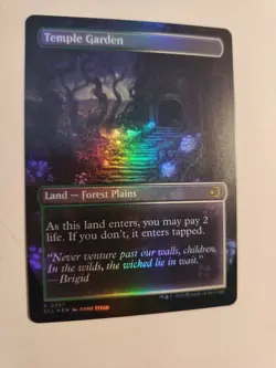 Foil Temple Garden #0351 (Double Sided) Lorwyn Eclipsed - NM 0351 - Image 4