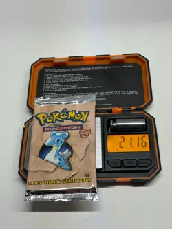 1999 Pokemon Fossil 1st Edition Lapras Artwork Booster Pack 21.16 Grams - Image 1