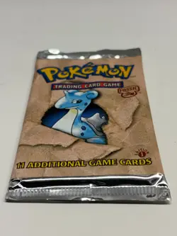 1999 Pokemon Fossil 1st Edition Lapras Artwork Booster Pack 21.16 Grams - Image 3