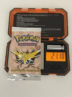 1st Edition Fossil Pokemon Booster Pack Zapdos Factory Sealed 21.18g HEAVYU! 742818060714 - Image 1