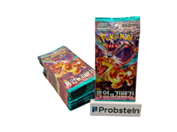 Lot of (30) Pokemon Korean SV3 Ruler of the Black Flame Booster Packs Sealed - Image 1