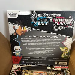 Lot of 6 - Pokemon Black Bolt And White Flare Unova Poster Collection - Sealed - Image 2