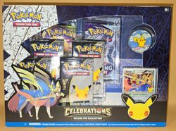 Pokemon TCG - Celebrations Zacian LV. X Deluxe Pin Collection Box Factory Sealed - Image 1