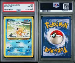 1999 POKEMON GAME MAGIKARP 35 PSA 8 - Image 2
