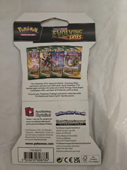 Nintendo Pokemon TCG Sword & Shield Evolving Skies Booster Pack 820650808777 - Image 2