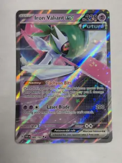 Iron Valiant EX 089/182 Pokemon Paradox Rift Double Rare NM - Image 1