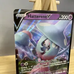 Pokemon TCG Hatterene V SWSH Black Star Promos SWSH055 Holo Promo-NM - Image 2