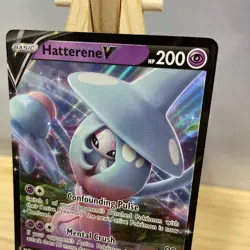 Pokemon TCG Hatterene V SWSH Black Star Promos SWSH055 Holo Promo-NM - Image 3