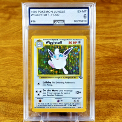 Pokemon Jungle Series Unlimited Wigglytuff 16/64 AGS EX-MT 6 Holo Rare 1999 - Image 1