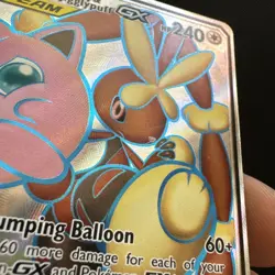 Pokemon TCG Mega Lopunny & Jigglypuff GX 225/236 Cosmic Eclipse Full Art LP - Image 5