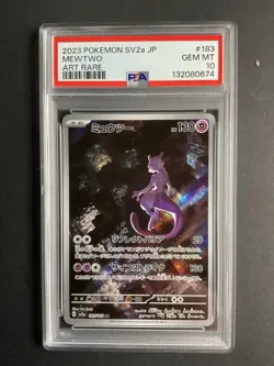 Mewtwo 183 PSA 10 2023 Pokemon SV2a JP Art Rare - Image 1