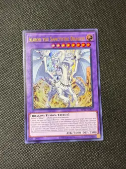 Yugioh Asian English Albion the Sanctifire Dragon TFTV-AE137 Ultra rare NM - Image 1