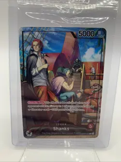 One Piece Shanks Leader Promo Card PSA Magazine Exclusive, OP09-001, Sealed - Image 1