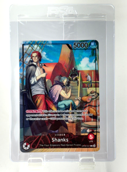 One Piece Shanks Leader Promo Card PSA Magazine Exclusive OP09-001 Sealed Card - Image 1