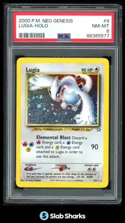 2000 POKEMON NEO GENESIS #9/111 LUGIA HOLO PSA 8 - Image 1