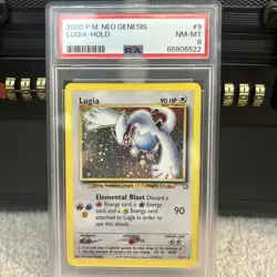2000 POKEMON NEO GENESIS #9 LUGIA-HOLO PSA 8 - Image 1