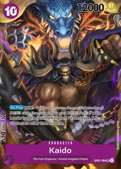 Light Play, English One Piece Kaido - OP01-094 - SR - Parallel Art - Foil Romanc - Image 1