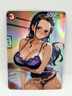 One Piece Goddess Nico Robin #1 Wife Special Doujin Kawaii Holo Art Card - Image 1