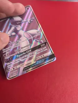 Mewtwo GX Full Art Shining Legends Pokemon Card 72/73 Near Mint Condition - Image 3