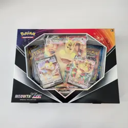 Brand NEW & RARE Pokemon Meowth VMAX Special Collection Factory Sealed Box - Image 1