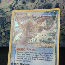 Vaporeon Gold Star Holo Pokemon Card 102/108 2007 EX Power Keepers - Image 5