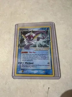 Vaporeon Gold Star EX Power Keepers Pokemon Card 102/108 Ungraded - Image 1