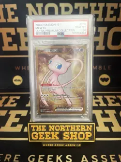 Mew EX 205/165 Gold Metal UPC Promo Pokemon 151 GEM MINT Pokemon Card PSA 10 - Image 2