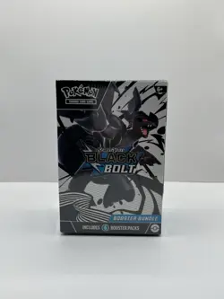 Pokemon TCG Black Bolt Booster Bundle - 6 Packs - SEALED NEW - Image 1