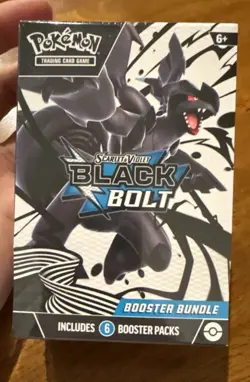 Pokemon TCG: Scarlet & Violet Black Bolt Booster Bundle Factory Sealed 6 packs - Image 1