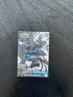 Pokemon TCG Scarlet & Violet: Black Bolt Booster Bundle (6 Packs) - New & Sealed - Image 1