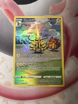 Pokemon TCG Electivire Crown Zenith: Galarian Gallery Holo Card GG08/GG70 LP/NM - Image 1