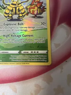 Pokemon TCG Electivire Crown Zenith: Galarian Gallery Holo Card GG08/GG70 LP/NM - Image 2