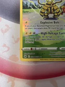 Pokemon TCG Electivire Crown Zenith: Galarian Gallery Holo Card GG08/GG70 LP/NM - Image 3