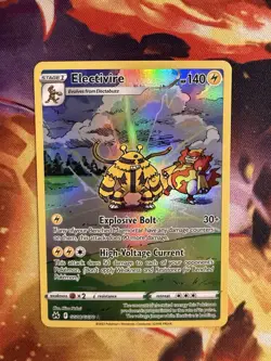 Pokemon TCG Electivire Crown Zenith: Galarian Gallery GG08/GG70 Holo Rare NM - Image 1