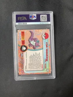 2000 Topps Chrome Pokemon T.V. Nidoking #34 NM PSA 7 - Image 2