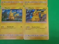 Pokemon Alternate Art Pikachu Holographic Cards Lot Of 4 N Mint Condition Nice! - Image 5