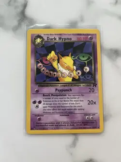 Dark Hypno 26/82 Rare Card(Pokemon TCG Team Rocket Set) - Image 1