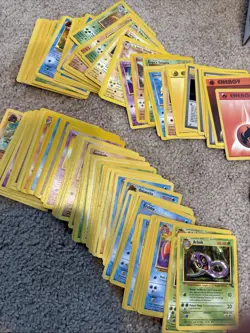 Pokemon Base Set 1998 Non Holo Lot of 550 Plus Cards WOTC TCG LP - LP Vintage - Image 3