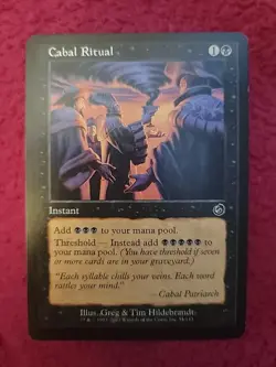 MTG Cabal Ritual Torment Lightly Played LP - Image 1