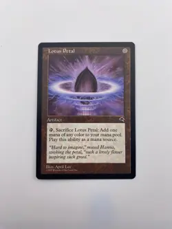 Lotus Petal - NM - Tempest - Magic the Gathering - Image 1