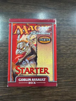 Magic The Gathering STARTER 1999 GOBLIN ASSAULT Theme Deck MTG FREE US Shipping - Image 1