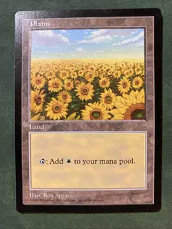 Plains - Red Pack (Spears) APAC Lands ~VLP~ MTG Magic the Gathering - Image 1